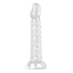 ClearlyHorny Gode Transparent Scales Mush S 15.5 x 3.5cm